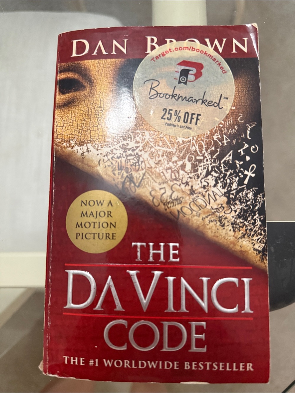 The Da Vinci Code Paperback Book - Red